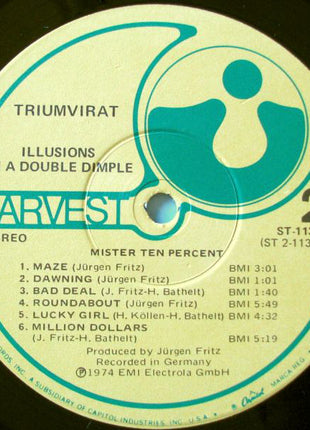Triumvirat : Illusions On A Double Dimple (LP, Album, Jac)