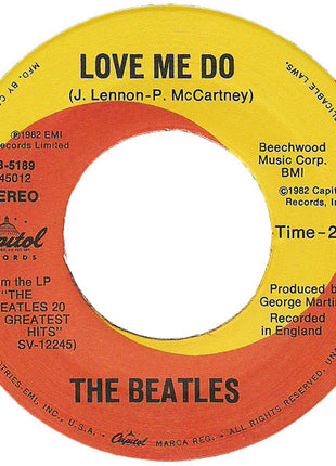 The Beatles : Love Me Do (7", Single, RE)