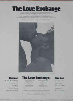 The Love Exchange : The Love Exchange (LP, Album, Scr)