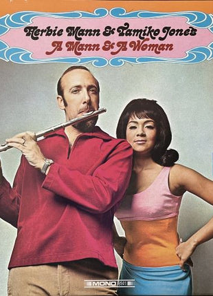 Herbie Mann & Tamiko Jones : A Mann & A Woman (LP, Mono)