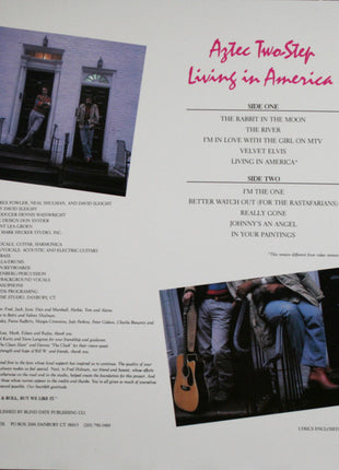 Aztec Two-Step : Living In America (LP, Album, Sil)