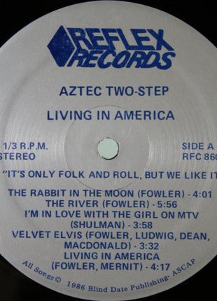 Aztec Two-Step : Living In America (LP, Album, Sil)