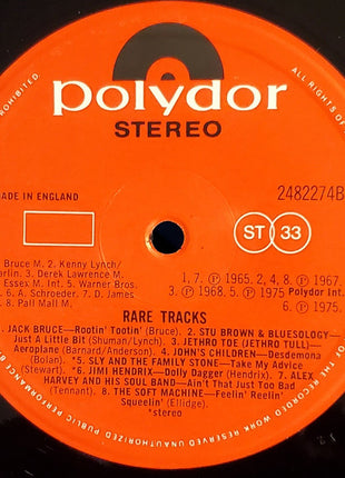 Various : Rare Tracks (LP, Comp, Mono)