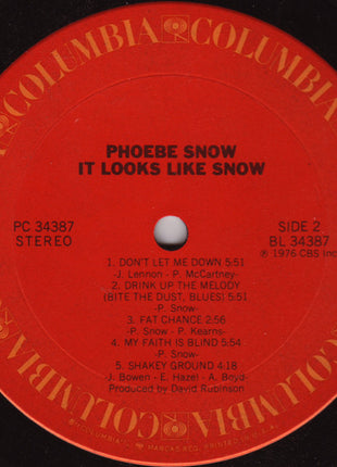 Phoebe Snow : It Looks Like Snow (LP, Album)