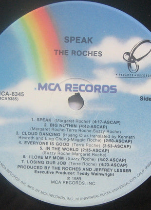 The Roches : Speak (LP, Album)