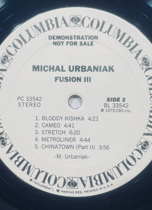 Michał Urbaniak : Fusion III (LP, Album, Promo)