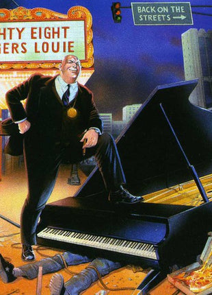 the album cover for 88 Fingers Louie - Back on the Streets