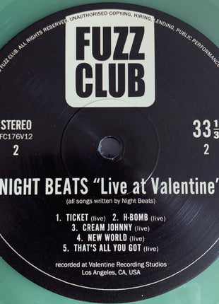 Night Beats : Live At Valentine (LP, Ltd, Gre)