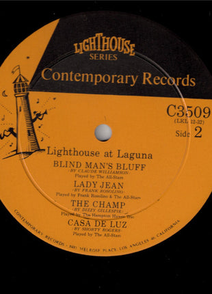 Howard Rumsey's Lighthouse All-Stars ✳ Barney Kessel ✳ Hampton Hawes' Trio* With Shelly Manne : Lighthouse At Laguna (LP, Album)