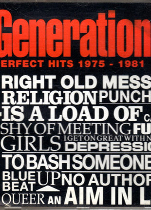 Generation X (4) : Perfect Hits 1975 - 1981 (CD, Comp, RE)