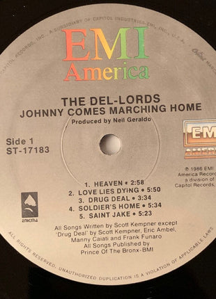 The Del Lords : Johnny Comes Marching Home (LP, Album)