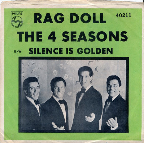 The Four Seasons : Rag Doll / Silence Is Golden (7", Single, Styrene, Ric)
