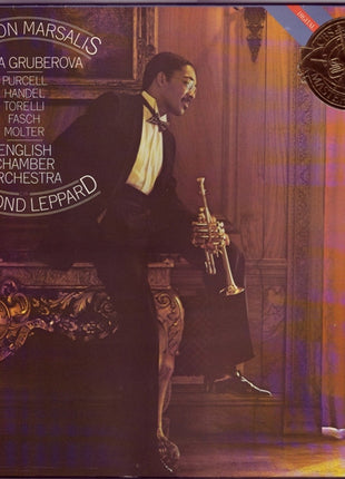 Wynton Marsalis, Edita Gruberova, Raymond Leppard / English Chamber Orchestra / Johann Friedrich Fasch, Georg Friedrich Händel, Giuseppe Torelli, Henry Purcell, Johann Melchior Molter : Wynton Marsalis Plays Handel, Purcell, Torelli, Fasch, Molter (LP, Album)