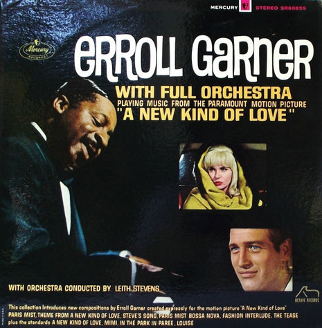 Erroll Garner With Full Orchestra Conducted By Leith Stevens : Playing Music From The Paramount Motion Picture "A New Kind Of Love" (LP, Album)