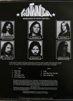 Fountainhead (3) : Live (LP, Album)