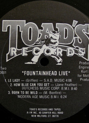 Fountainhead (3) : Live (LP, Album)