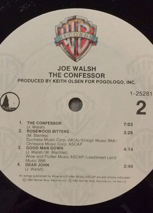 Joe Walsh : The Confessor (LP, Album, SRC)