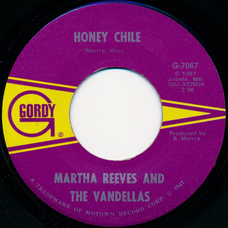 Martha Reeves And The Vandellas* : Honey Chile / Show Me The Way (7", Single, ARP)
