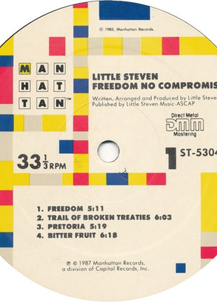 Little Steven : Freedom No Compromise (LP, Album)