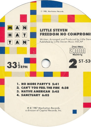 Little Steven : Freedom No Compromise (LP, Album)