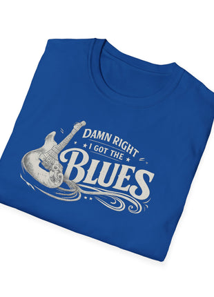 Damn Right , I Got The Blues T-Shirt — "Damn Right I Got The Blues" Vintage Music Tee