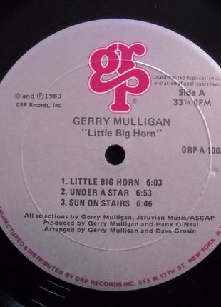 Gerry Mulligan : Little Big Horn (LP, Album)