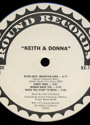 Keith Godchaux & Donna Godchaux : Keith & Donna (LP, Album)