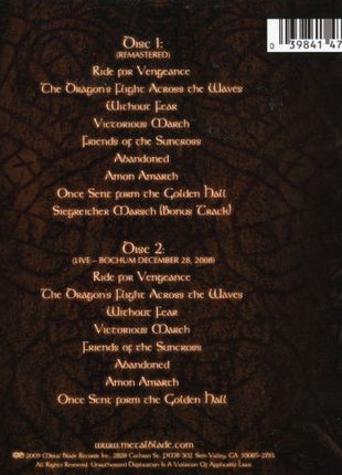 Amon Amarth : Once Sent From The Golden Hall (CD, Album, RE, RM, Dig + CD, Album, RE, Dig)