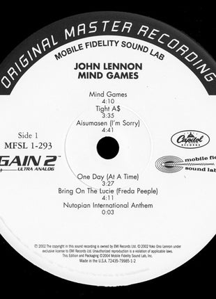 John Lennon : Mind Games (LP, Album, Ltd, Num, RE, RM, 180)