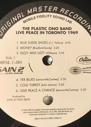 The Plastic Ono Band : Live Peace In Toronto 1969 (LP, Ltd, RM)