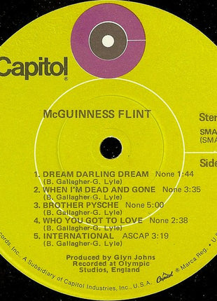 McGuinness Flint : McGuinness Flint (LP, Album, Win)