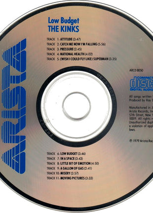 The Kinks : Low Budget (CD, Album, RE)