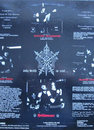 Hellhammer (2) : Apocalyptic Raids (12", EP)