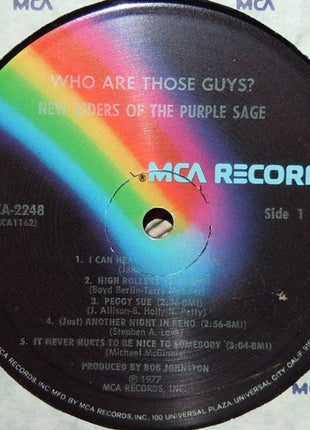 New Riders Of The Purple Sage : Who Are Those Guys? (LP, Album, Pin)