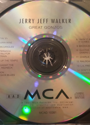 Jerry Jeff Walker : Great Gonzos (CD, Comp, RE)