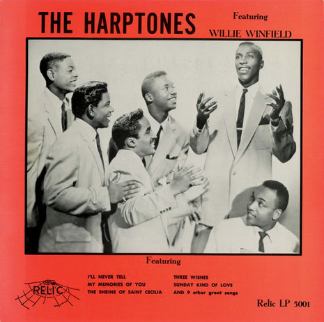 The Harptones Featuring Willie Winfield : The Harptones Featuring Willie Winfield (LP, Comp, RE, Bla)