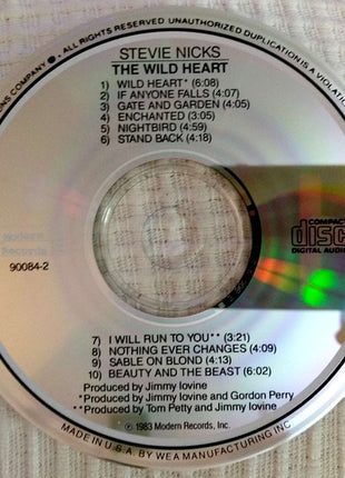 Stevie Nicks : The Wild Heart (CD, Album, RP)