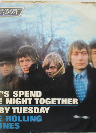 The Rolling Stones : Let's Spend The Night Together / Ruby Tuesday (7", Single, Mono, Bes)