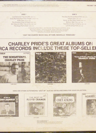 Charley Pride : The Best Of Charley Pride (LP, Comp, RE, Ind)