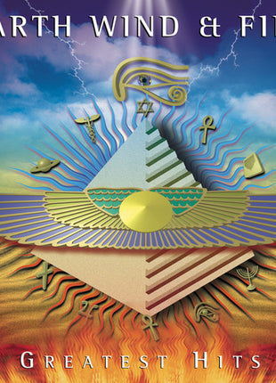 the album cover for Earth, Wind & Fire - Earth Wind & Fire Greatest Hits