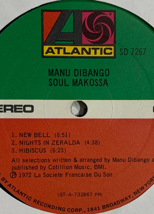 Manu Dibango : Soul Makossa (LP, Album, PR )