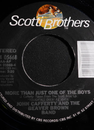 John Cafferty And The Beaver Brown Band : Small Town Girl  (7", Single, Styrene, Pit)