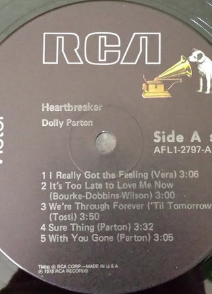 Dolly Parton : Heartbreaker (LP, Album, Ind)