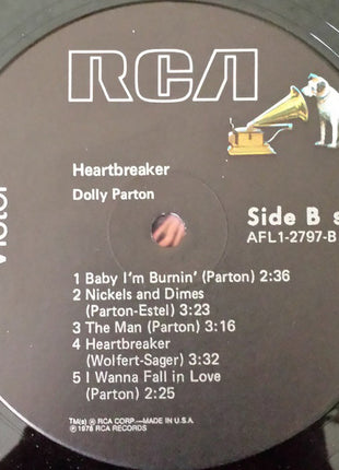 Dolly Parton : Heartbreaker (LP, Album, Ind)