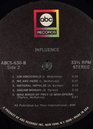 Influence (14) : Influence (LP, Album)