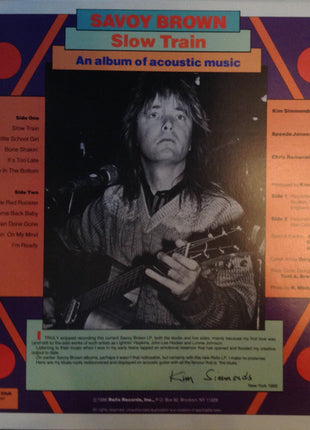 Savoy Brown : Slow Train (An Album Of Acoustic Music) (LP, Album)