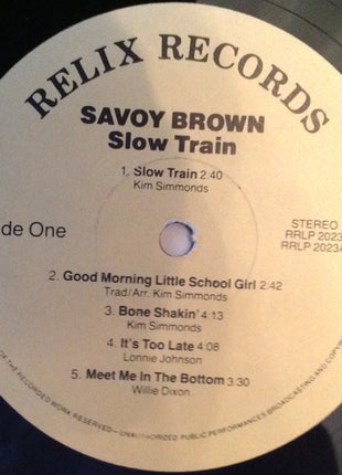 Savoy Brown : Slow Train (An Album Of Acoustic Music) (LP, Album)