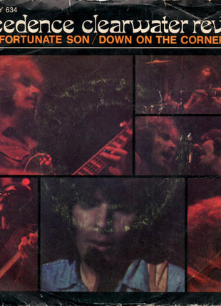 Creedence Clearwater Revival : Fortunate Son / Down On The Corner (7", Single, Ind)