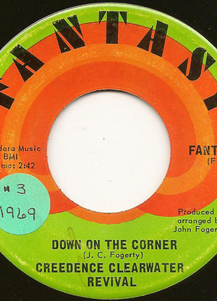 Creedence Clearwater Revival : Fortunate Son / Down On The Corner (7", Single, Ind)