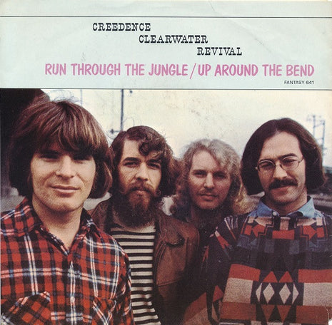 Creedence Clearwater Revival : Run Through The Jungle / Up Around The Bend (7", Single, Roc)